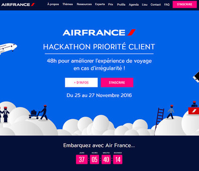 Air France : un Hackathon de 48h pour améliorer l’expérience voyage en cas d’irrégularité