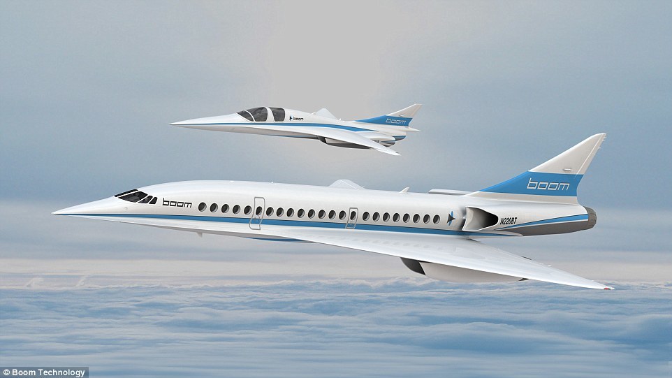 Richard Branson présente le « Baby Boom », son avion qui volerait plus vite que le Concorde